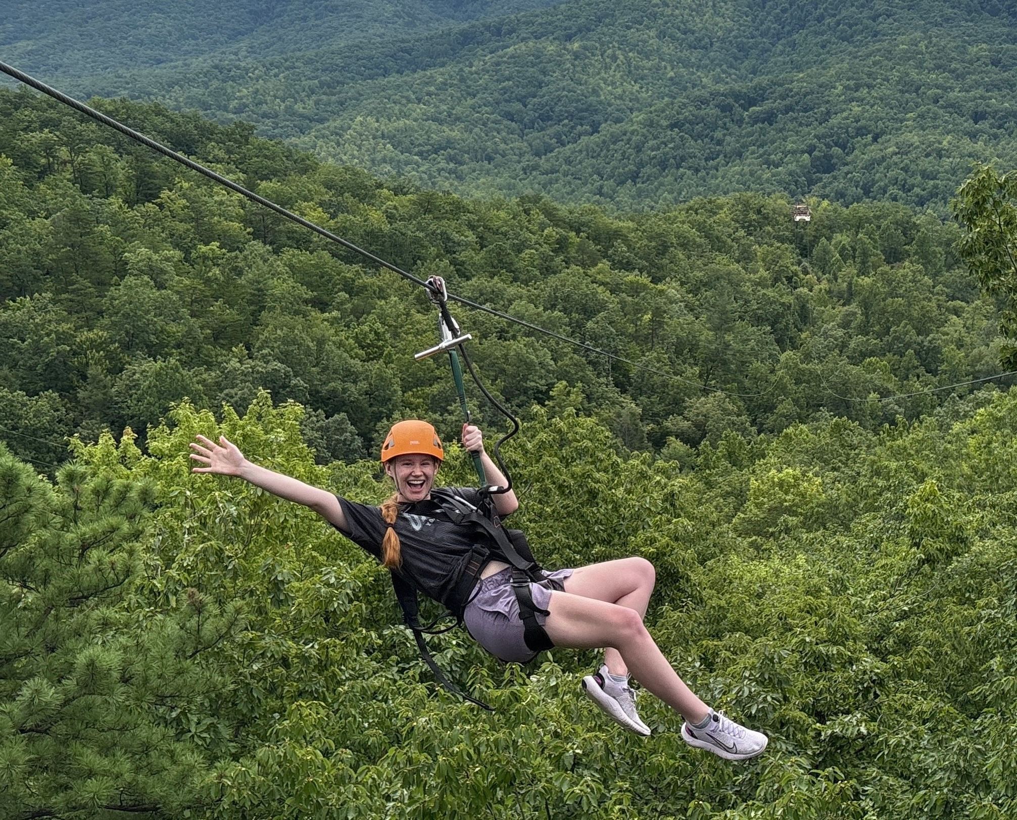 Ziplining